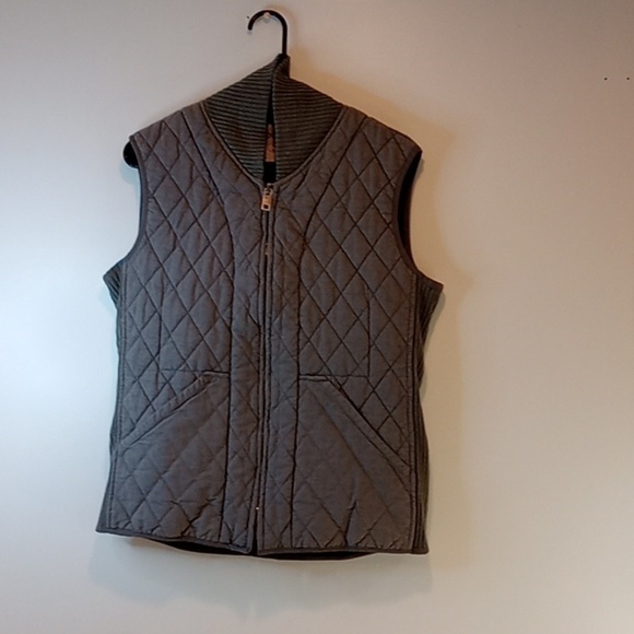 Vintage Authentic Fossil 54 Full Zip Vest Tweed Heavy Men's Sz Large EUC NICE! - Picture 1 of 12